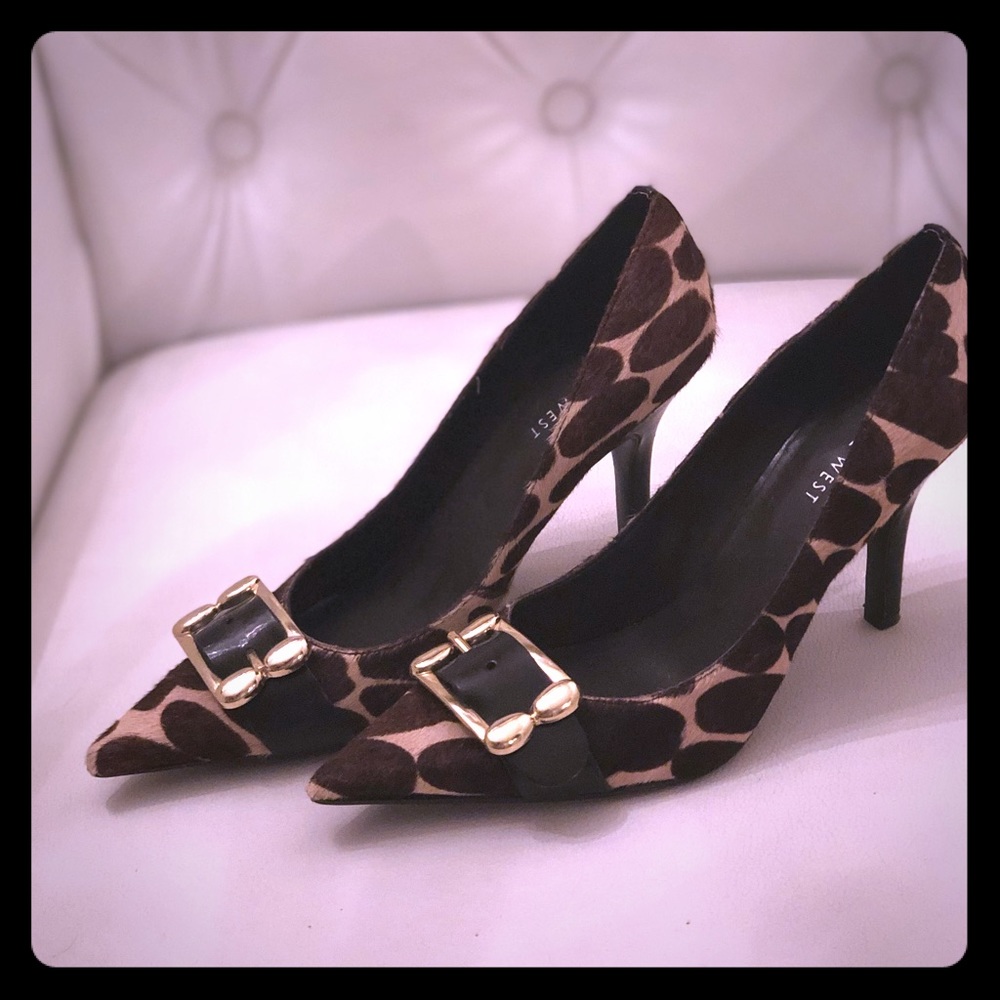 Nine West Animal Print heels